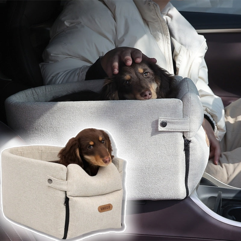 Pet Car Seat, Bed & Portable Carrier – Travel Bed for Small Dogs & Cats